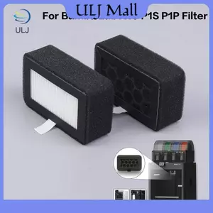 ULJ 1 / 2 / 3 Nâng cấp cho Bộ lọc Bambu Lab X1C P1S P1P HEPA 13 + Bộ lọc không khí than hoạt tính Siêu thay thế.
