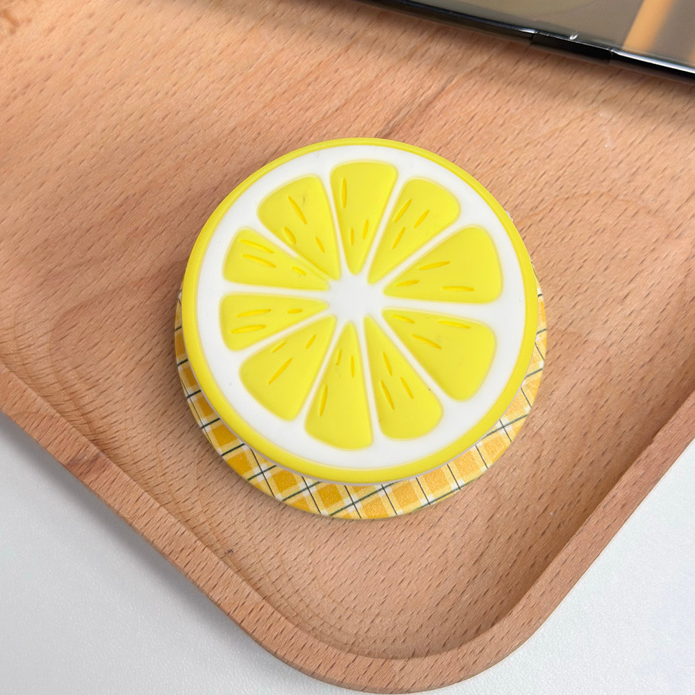Giá Đỡ Từ Tính Chanh Dâu Bơ Trái Cây Silicon Cho Điện Thoại Đứng Dính Căng Túi Khí Giá Đỡ Từ Tính