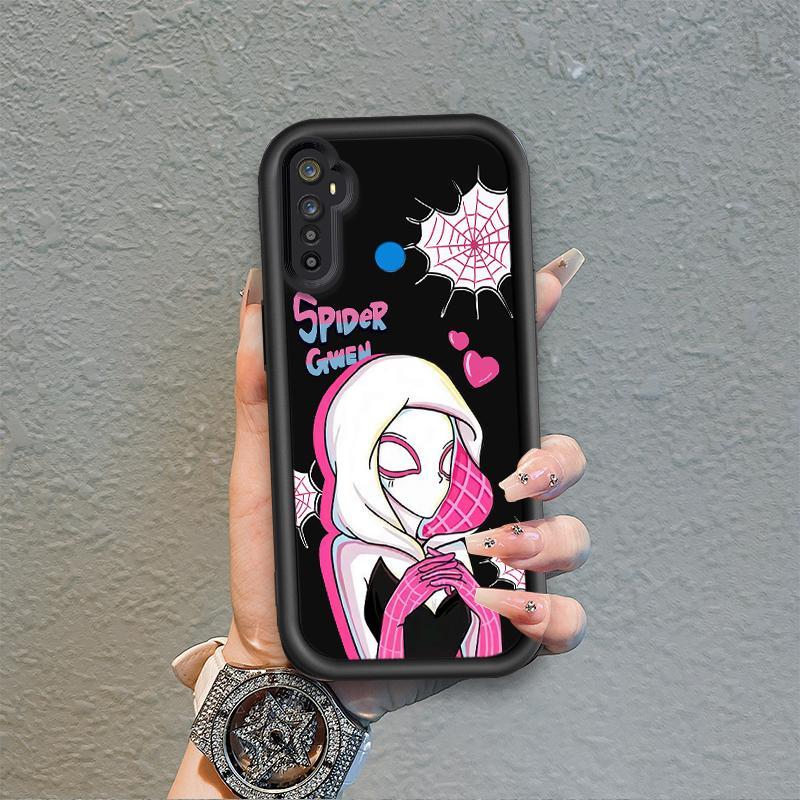 Ốp Lưng Cho Realme 5 5i 5S 6i Phim Hoạt Hình Silicon Mềm Ốp lưng TPU Spider Man Cool Boy Angel Eye Chống Sốc Ốp Lưng