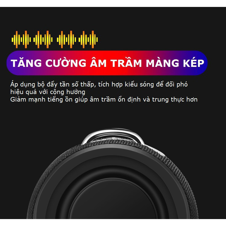 Loa Bluetooth Xtreme 2 Chống Nước Vân Vải Cao Cấp Bass Mạnh 40W Pin 10000mAh Nghe Nhạc Hay Tốt Nhất