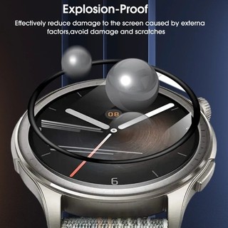 2-10 Chiếc Đồng Hồ Bảo Vệ Màn Hình Cho OPPO Watch X3 X2 X mini SE S Free Band 2 Cong Đen Cạnh Kính Phim Cho OPPO Watch 4 3 2 Pro 46mm 41mm 42mm HD Kính Cường Lực Phim