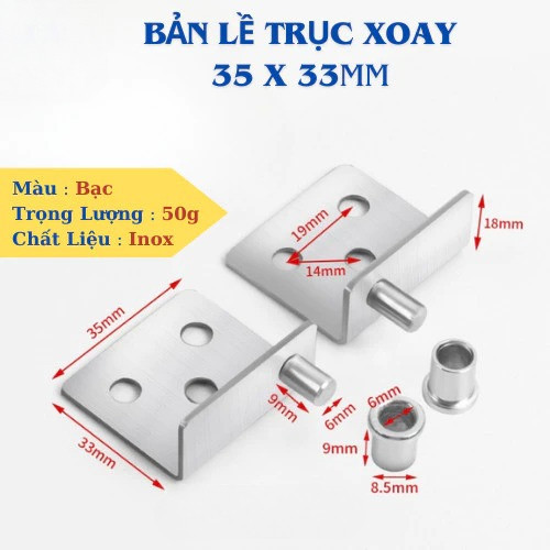 Bản Lề Trục Xoay, Bản lề tủ ghỗ, Tủ bếp, Tủ quần áo | BigBuy360 - bigbuy360.vn