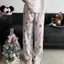 Shop KT Cat Pyjama Quần Nữ Hoạt Hình Size Lớn Đi Bộ Quần Cong Có Thể Mặc Bên Ngoài Thoải Mái Nhà Quần Thường Ngày