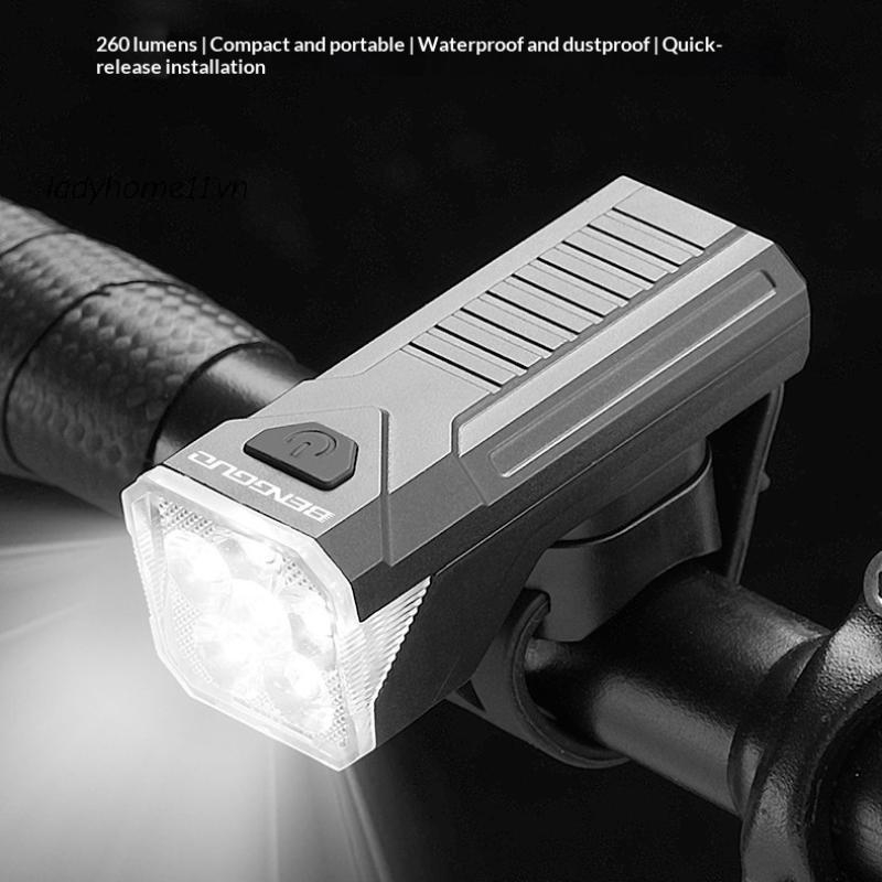 Sạc Đèn Xe Đạp LED Mini An Toàn Ban Đêm - Có Đèn Trước Và Sau