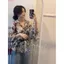 Áo sơ mi nữ chất liệu voan nhẹ in họa tiết, thời trang và thoải mái