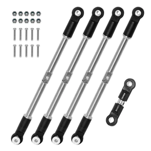5 Chiếc Thép Turnbuckles Camber Liên Kết Ngón Chân Liên Kết Bộ Liên Kết Cho Arrma 1 / 8 Karton Outcast 1 / 7 BIG ROCK Nâng Cấp Phần Phụ Kiện