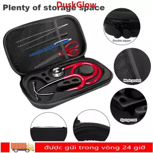 Gói thiết bị y tế DUSKGLOW, Ống nghe chống sốc có khóa kéo, Túi đựng cứng dung tích lớn EVA Du lịch
