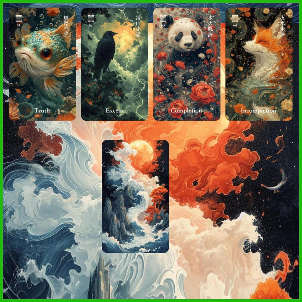 Oracle Decks Trò chơi bảng truyền cảm hứng Biểu hiện Thẻ Oracle dành cho sự nghiệp Tiệc sinh nhật tốt nghiệp saixit2vn