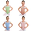 Nyeemya Trẻ Em Bé Gái Không Tay Lưới Xù Ballet Leotard Cổ Tròn Bấm Nút Đáy Leotard Cho Thể Dục Vũ Thực Hành Hiệu Suất