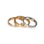 Kẹp Zircon và Nhẫn Steal Titan Cặp Đôi, Bề Mặt Kim Cương Không Phai Màu