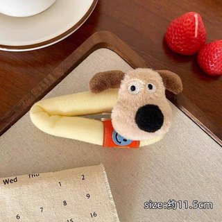 Kẹp tóc sang trọng hình gấu nhỏ, phù hợp cho hoạt hình động vật, kẹp tóc bên nổ