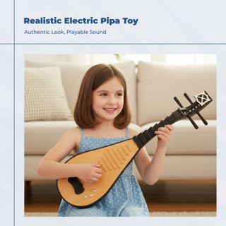 Mô phỏng Điện Tử Pipa Trẻ Em Giáo Dục Trung Quốc Lute Guitar Có Thể Chơi Đồ Chơi