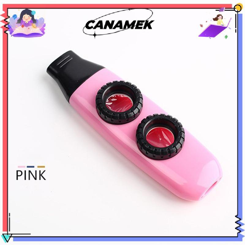 CANAMEK Nhạc cụ Kazoo hai lỗ, Thực hành thiết kế hạt nhẹ Kazoo cho đàn Guitar Ukulele Apaniment CSF