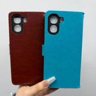 Oppo A6x A6x 4g CPH2819 A6x 5g CPH823 Vỏ da doanh nhân có khóa có thể gập lại có ví dây và vỏ điện thoại