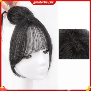 Dễ Mặc Bangs Nữ Bangs Tóc Giả Tóc Giả Tự Nhiên Wispy Kẹp-in Bangs Cho Nữ Chất Lượng Cao Nổ Phần Mở Rộng Tóc Đen / Nâu Cong Air Bangs Fringe Tóc Giả Cho Đông Nam