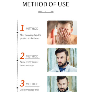 Tinh chất chăm sóc râu Serum SADOER Nam Beard Care Liquid Beard Cream Factory Bán buôn