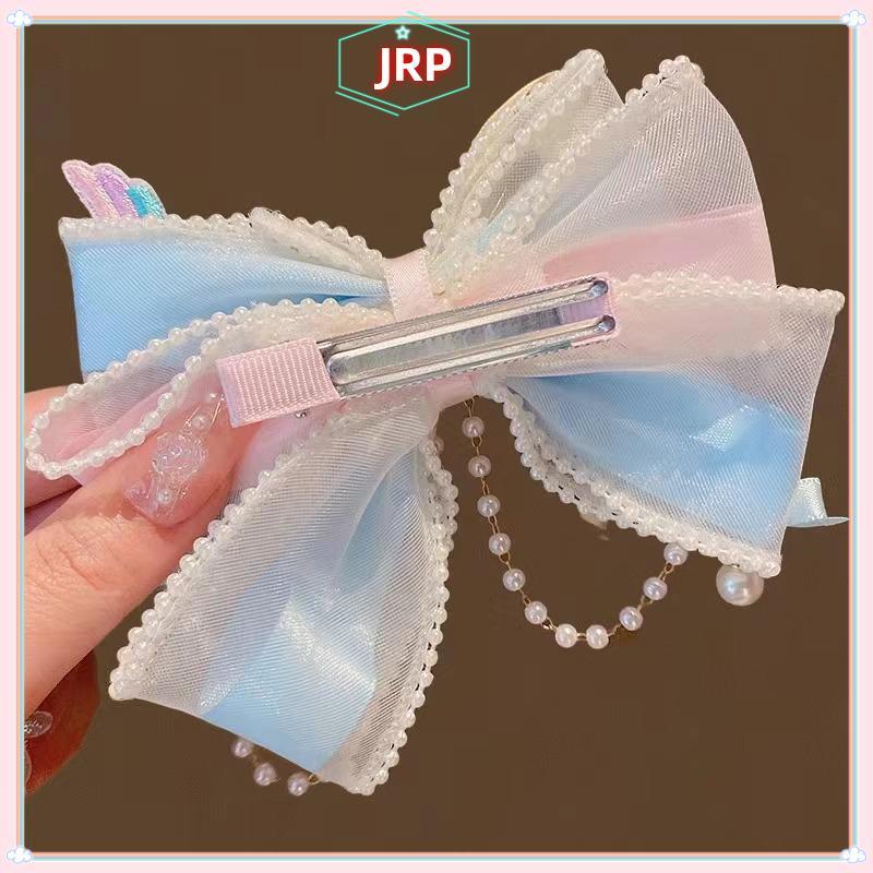 JRP Thời Trang Công Chúa Nơ Kẹp Tóc Barrettes Phụ Kiện Tóc Trẻ Em Dễ Thương Ngọt Ngào Bé Gái Mũ Đội Đầu Tóc JRP