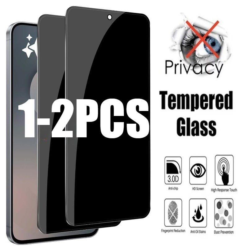 1-2 Chiếc HD Trong Suốt Kính Cường Lực Phim Cho Sharp Aquos R10 R5G R7s R8s R9 pro Chống Cháy Nổ Viền Đen Bảo Vệ Màn Hình Điện Thoại Chống Riêng Tư Kính Cường Lực Phim