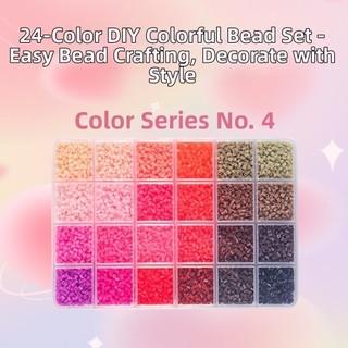 Bộ hạt MARBLEM Perler Hama, Trang trí thủ công Hộp hạt Hama 2.6mm, Sáng tạo 24 màu Đậu nhỏ cao cấp DIY Làm câu đố Bộ dụng cụ hạt nóng chảy Câu đố giáo dục
