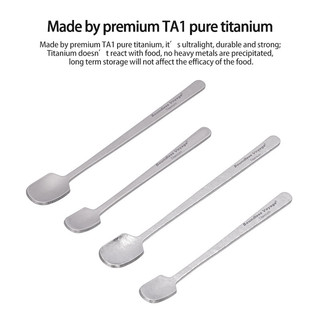 Boundless Voyage Muỗng Titan Mini Đánh Bóng, Bộ Đồ Ăn Nhà Bếp, An Toàn Máy Rửa Chén Ti1133T-34T