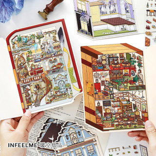 InfeelMe My Cabin 19.0 Cắt Dán Cảnh Giải Nén 2.5D Cảnh Quan