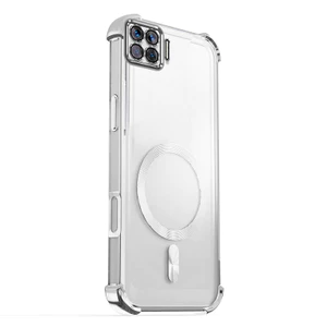 Ốp Điện Thoại 4G 5G Cho OPPO A93 A93S A73 A53 A53S A33 2020, Chống Rơi Bốn Góc, Trong Suốt Cao, Hút Từ Tính, Vỏ, Vỏ Tản Nhiệt