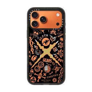 CASECASE X One Piece Biểu Tượng Công Lý Cạnh Đen Trong Suốt Cứng Hút Từ Tính Tác Động Dành Cho Apple IPhone 12 13 14 15 16 17 Pro Max Air Plus Có Hộp