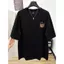 Áo phông unisex tay lỡ cotton su chữ POCKET, free size thời trang, thoải mái - quanao94