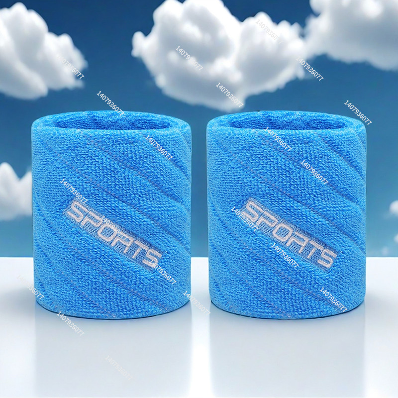 Đai cổ tay hỗ trợ tập luyện từ cotton co giãn, phù hợp bóng rổ, gym và chạy bộ