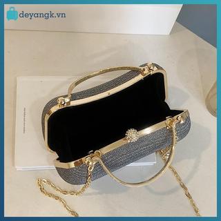 Deyangk Túi Đeo Vai PVC Nhỏ Dễ Thương Cho Nữ Hit Sang Trọng Đảng Túi Xách Và Ví Nữ Du Lịch Ly Hợp VN