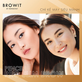 Chì Kẻ Mày Siêu Mảnh Browit Đầu Bút Siêu Mềm Lâu Trôi Lông Mày Sắc Nét Pro Slim Brow Pencil 0.06g