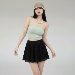 Chân Váy Nữ BABEE Dáng Ngắn Kiểu Bèo Xòe Xinh Xắn Chất Xốp Dày Dặn Dễ Thương Xinh Xắn