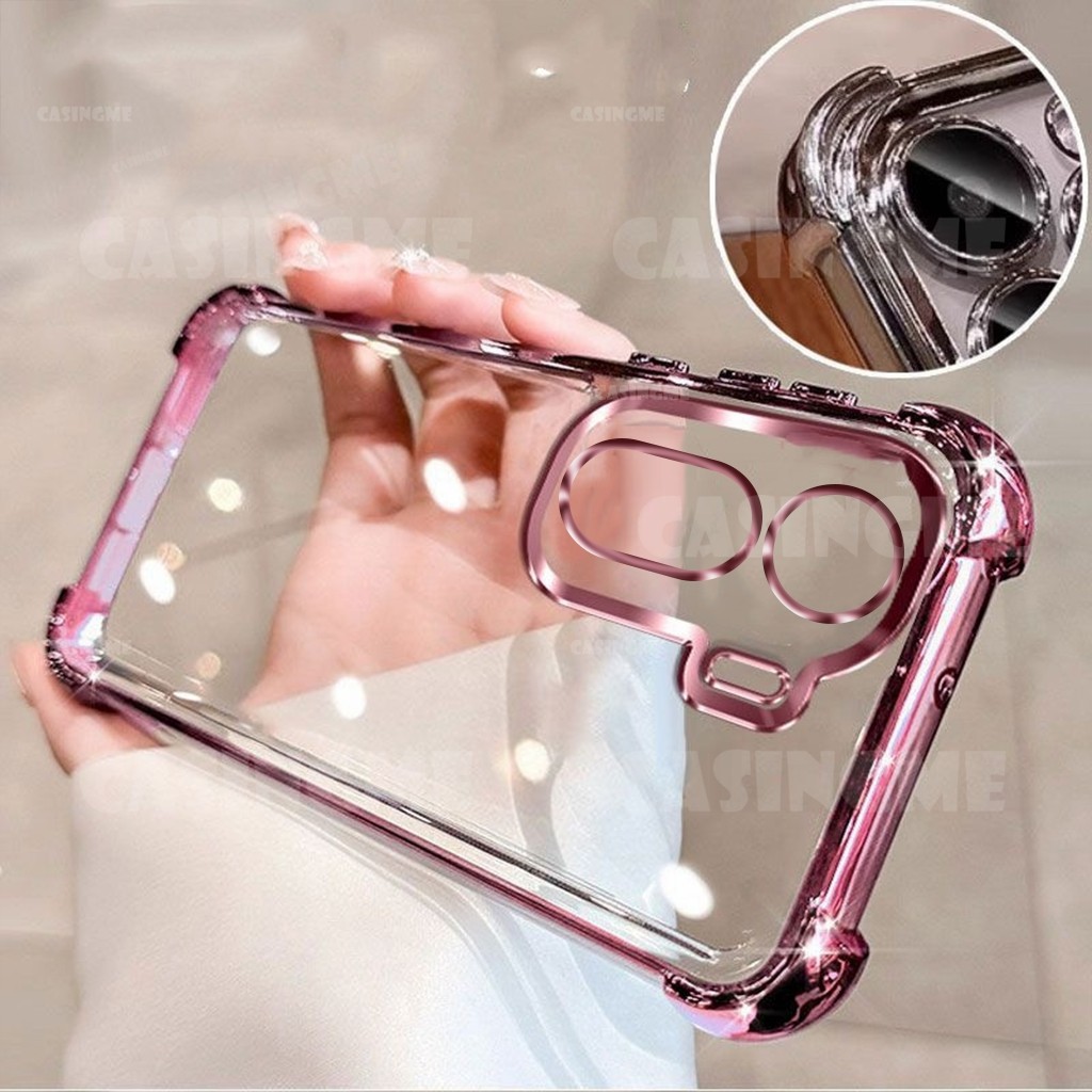 Vỏ bảo vệ ống kính mạ Redmi A7 Pro 2026 cho RedmiA7Pro Redmi A7 RedmiA7 Pro A7Pro 4G 5G 2026 Ốp điện thoại bảo vệ chống sốc góc bốn góc Ốp lưng chống sốc