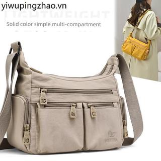 Túi Đeo Vai Nhiều Ngăn Nữ Phong Cách Mới, Vải Nylon, Dung Tích Lớn, Túi Mẹ, Đeo Vai Thường Ngày