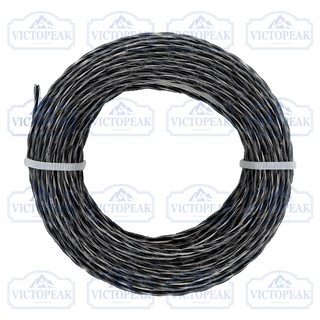 Dây cắt Nylon hai tông xoắn 2,4mm Dây cắt thay thế bền bỉ cho phụ kiện máy cắt cỏ