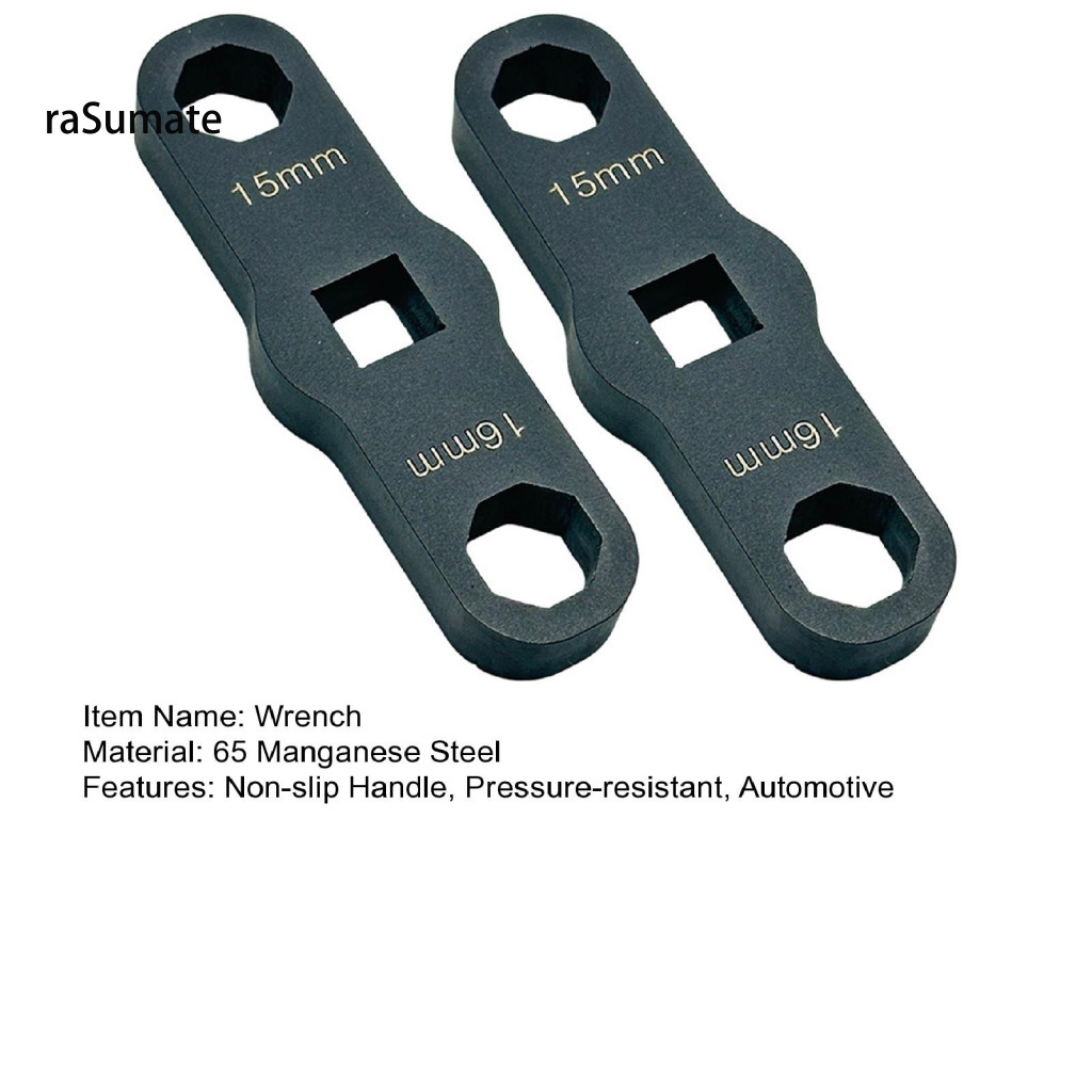 < rasumate > Cờ lê góc Cờ lê độ ổn định cao Ổ đĩa 1 / 2 Inch chuyên nghiệp 8 điểm Đầu phun nhiên liệu áp điện Nắp cờ lê Công cụ phuộc xe máy để sửa chữa tự động cầm an toàn