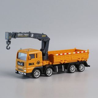 Mô phỏng Kỹ Thuật Xe Cần Cẩu Hạng Nặng Cần Cẩu Mô Hình Trẻ Em Trượt Đồ Chơi Vận Chuyển Ô Tô