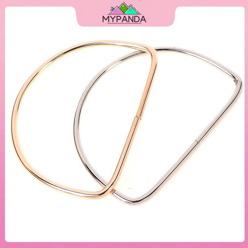MYPANDA D Túi Kim Loại Tay Cầm Túi Xách Dây Đeo Ví Phần Cứng Thay Thế Phụ Kiện Handmade.