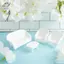 HFTOY 4 Chiếc Trắng DIY Nhà Búp Bê Thu Nhỏ Phòng Khách Cổ Sofa Bàn Mô Hình Đồ Chơi Trẻ Em ~
