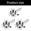 Yoo Thép Không Gỉ Muỗng Nước Muỗng Nhà Bếp Ladle Đa Năng Thìa Nước Tay Cầm Ngắn Dipper Để Phục Vụ Coo
