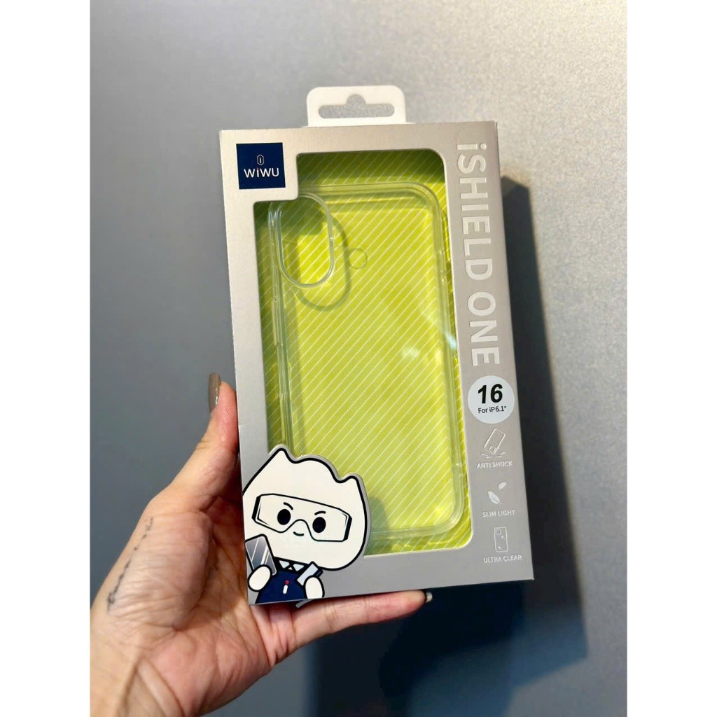 [Chính Hãng] Ốp Lưng Dẻo Trong Suốt WiWU iShield One TPU Chống Sốc iPhone 17 Pro Max / 16 Pro / 15 / 14