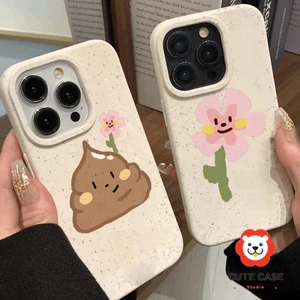 Trường hợp điện thoại Silicone Rose Smiley iPhone 7 Plus/8 Plus/X/XR/XS Max/11/11 Pro Max/12/13/14/15 Pro Max