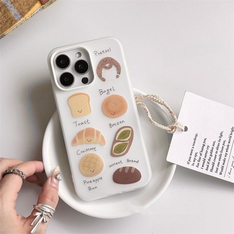 Ốp lưng IphoneVỏ dẻo chống rơi kiểu chữ đơn giản cho iPhone 17 16 15 11 12 13 14plus xr xsmax 16Promax_