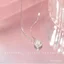 Vòng cổ zircon hình khối thời trang cho bé gái