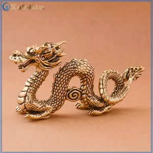 XOITU Quái Vật Trung Quốc Tượng Rồng Đồng Tượng Đồ Trang Trí Cổ Đồng Thần Thoại Động Vật Thu Nhỏ Trang Trí Nhà Cửa Thủ Công Bộ Sưu Tập VN