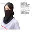 Bảo vệ mặt và cổ gaiter lụa có lưới thoáng khí, chống nắng với móc tai đàn hồi