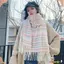 Khăn Quàng Cổ Cheeseley Mùa Đông - Kẻ Sọc Nhiều Màu Tua Rua Dài, Soft Cashmere Thanh Lịch