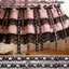 Ruy Băng Ren Ghép Đôi với Thiết Kế Nơ, Vải Định Hình cho Phụ Kiện Handmade và Đồ Thủ Công DIY, Phù Hợp để Cải Tạo Gothic, 2 Màu Tùy Chọn