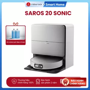 Robot hút bụi lau nhà Roborock Saros 10| Saros 20 Sonic