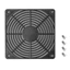SUIT 12Cm PC Quạt Nướng Có Ốc Vít Lưới ABS Cho Vỏ Máy Tính Bảo Vệ Làm Mát Trong Suốt Đen Trắng Tùy Chọn